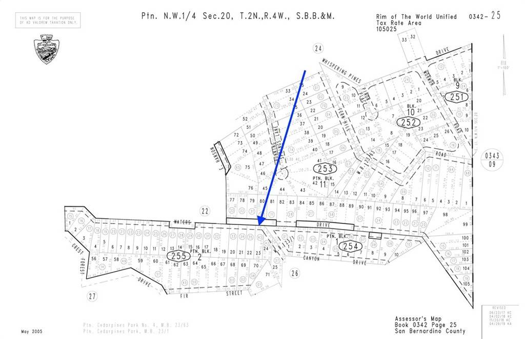 Cedarpines Park, CA 92322,23 Lot 23 Waters DR