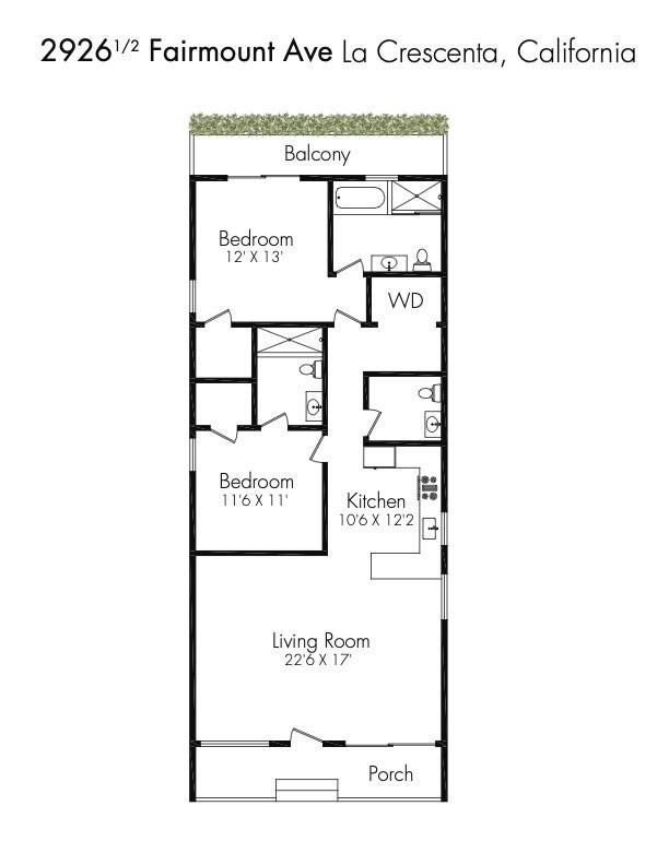 La Crescenta, CA 91214,2926 Fairmount #1/2