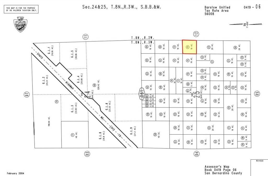 Barstow, CA 92311,0 Stoddard Mountain