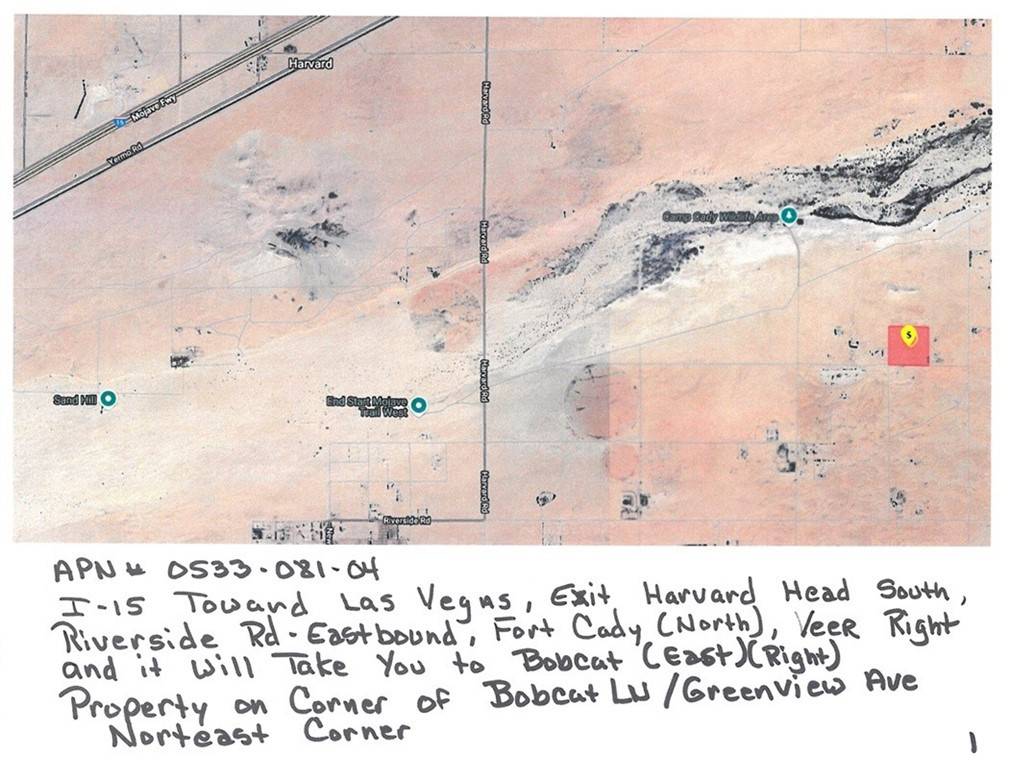 Newberry Springs, CA 92365,4 Bobcat LN