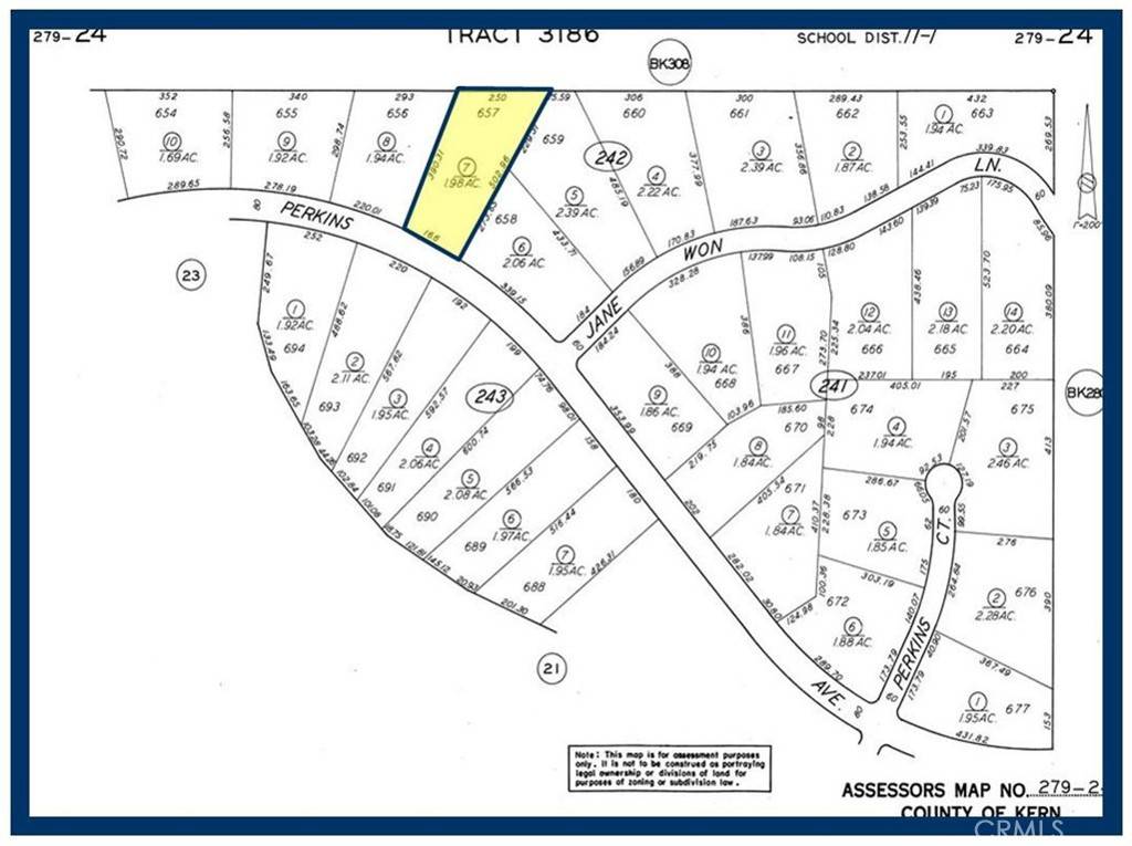 California City, CA 93505,657 LOT Perkins AVE