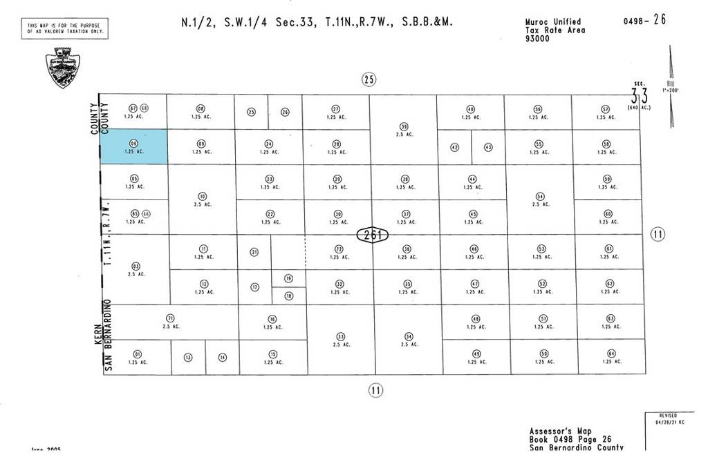 Boron, CA 93516,0 County Line #3 RD