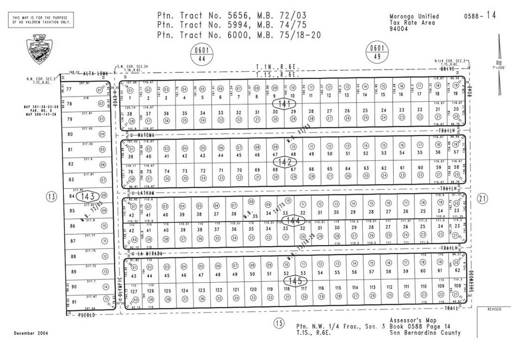 Joshua Tree, CA 92252,0 Pueblo TRL
