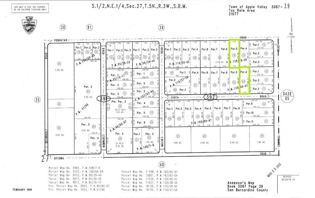 Apple Valley, CA 92308,0 Powhatan RD