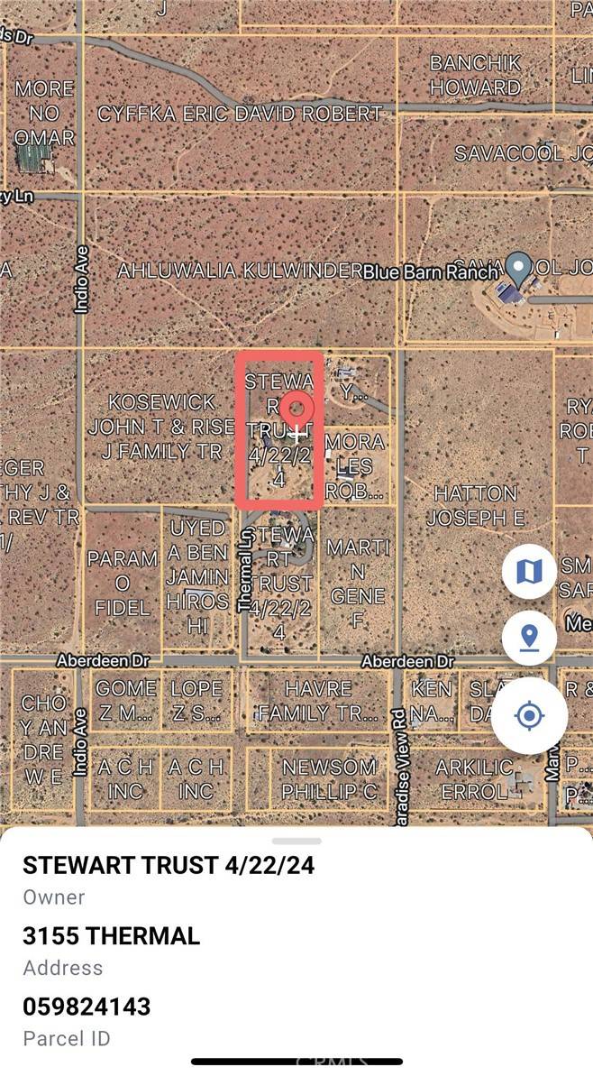 Yucca Valley, CA 92284,3155 Thermal LN