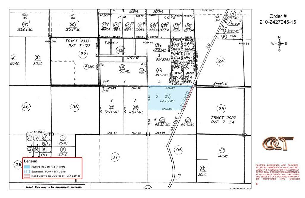 Rosamond, CA 92560,0 Mojave Tropico Rd