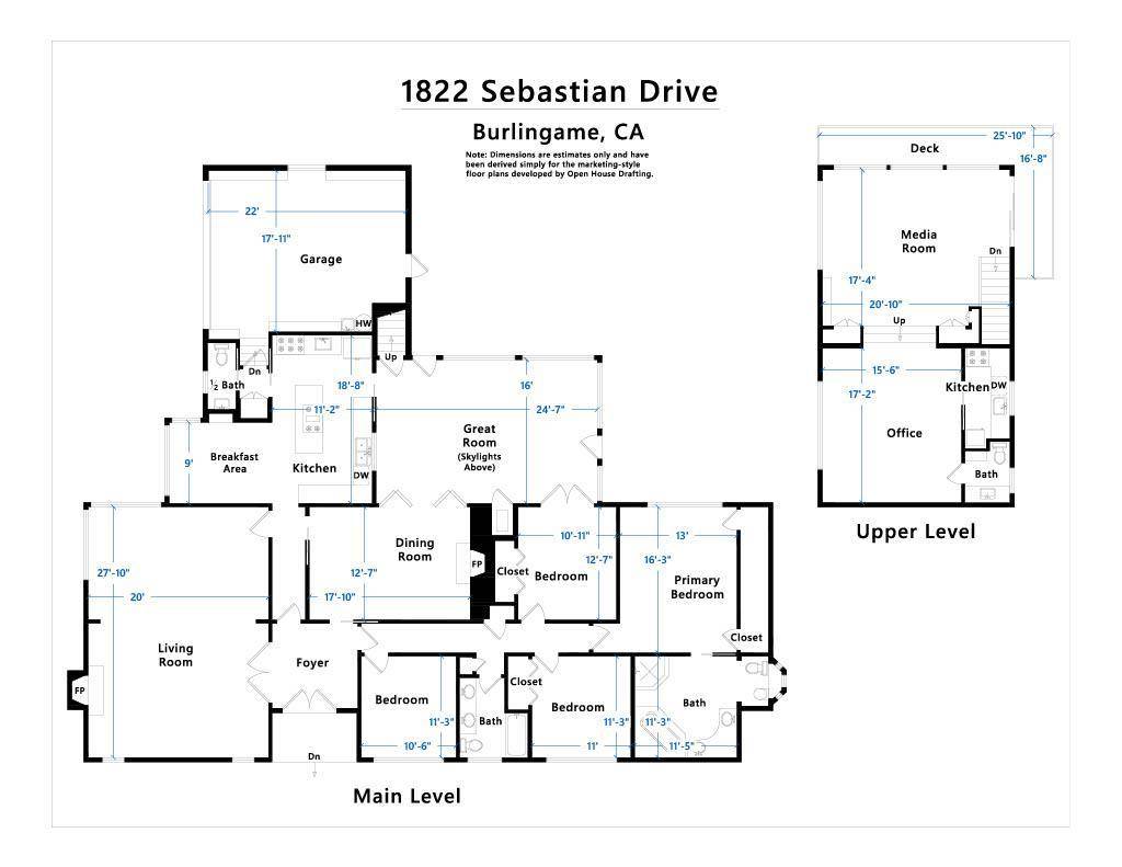 Burlingame, CA 94010,1822 Sebastian DR