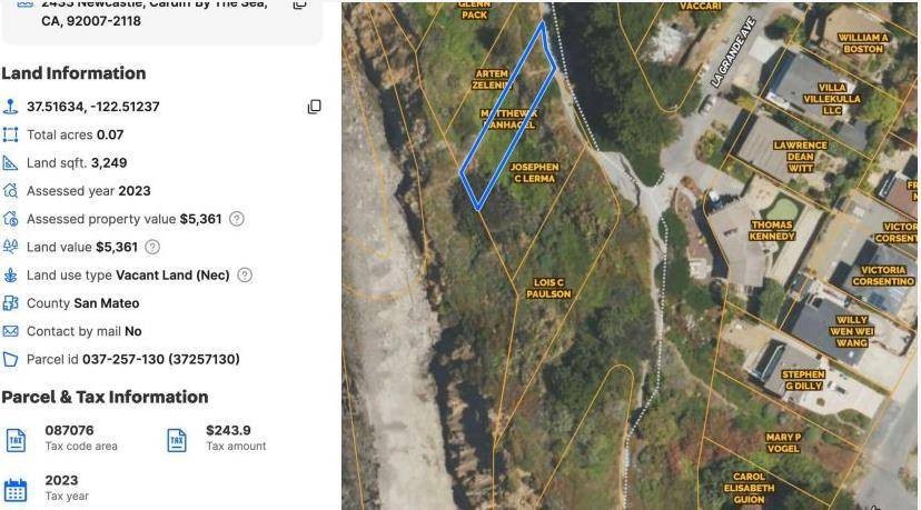 Moss Beach, CA 94038,0 Ocean