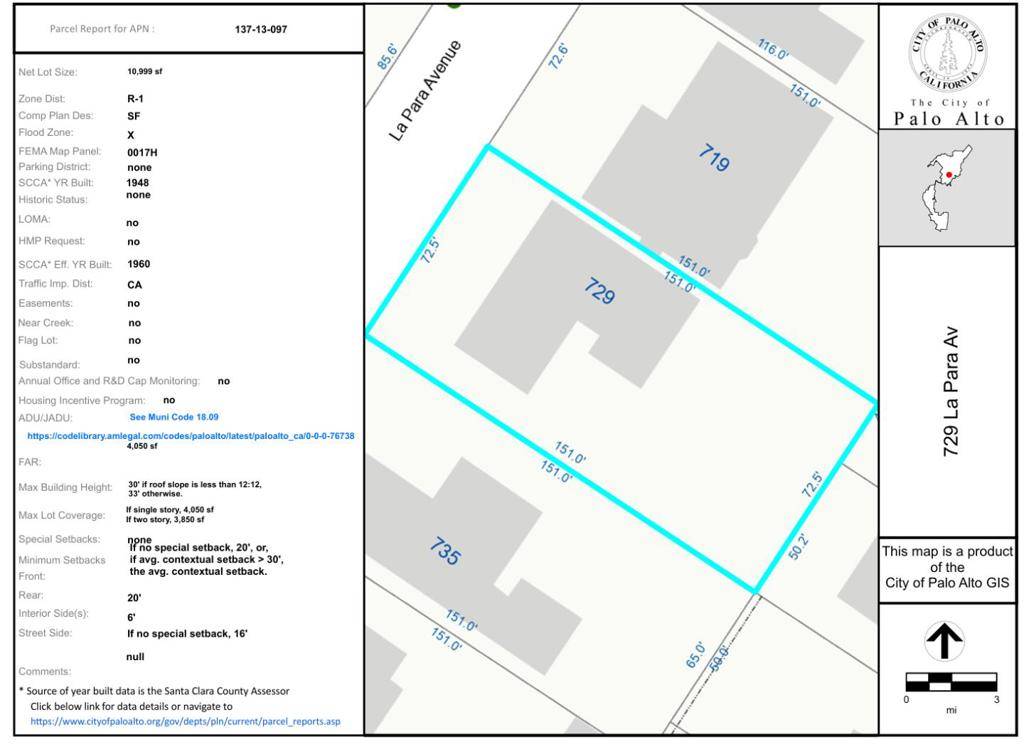 Palo Alto, CA 94306,729 La Para AVE