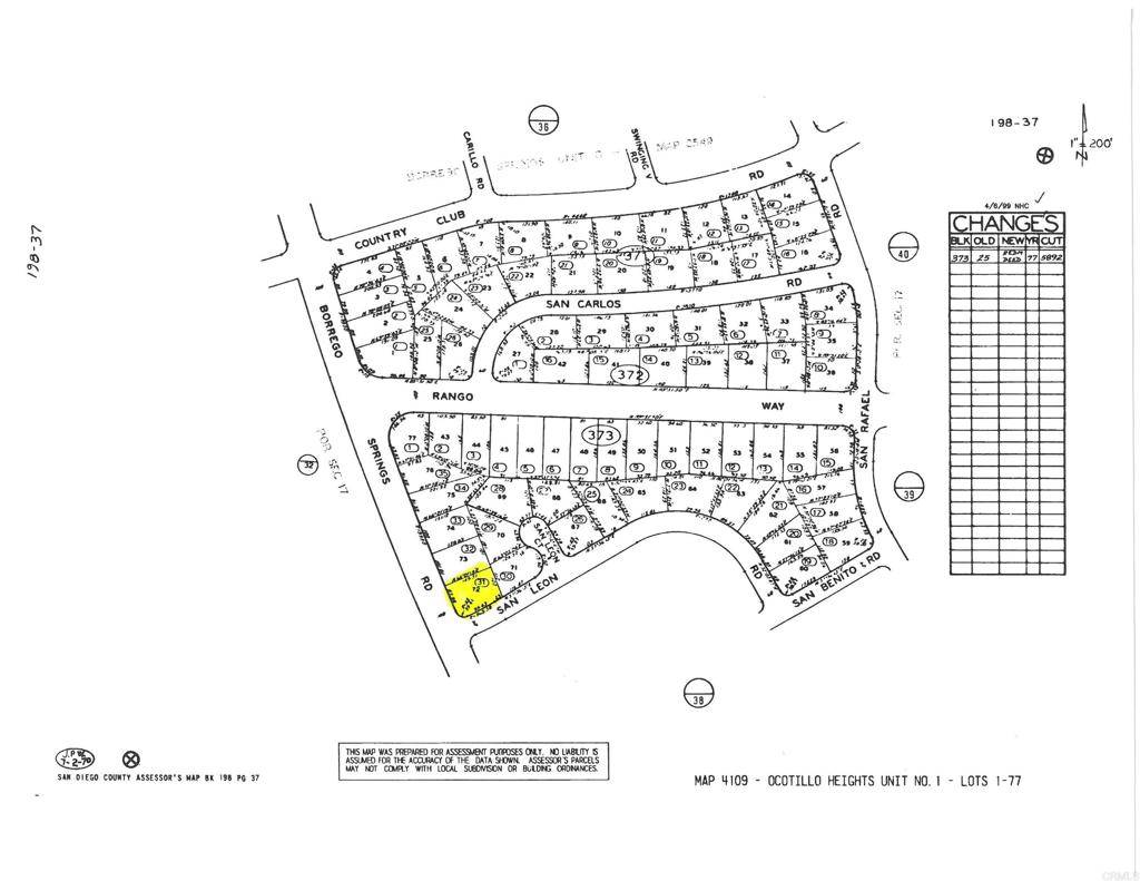 Borrego Springs, CA 92004,Borrego Springs Rd Lot 72