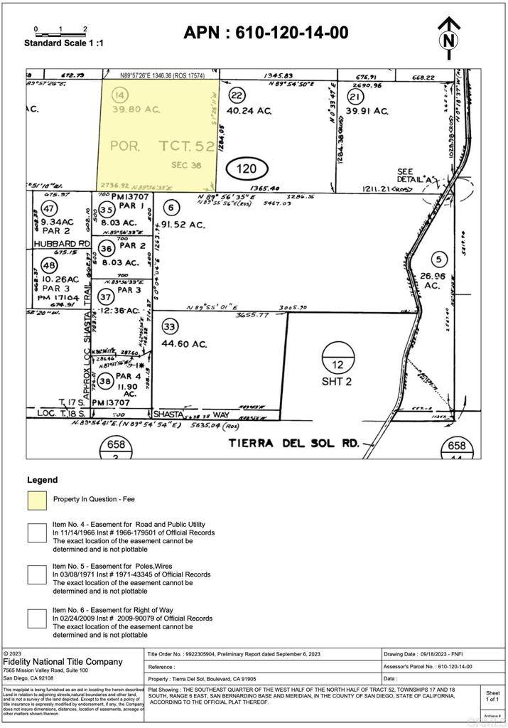 Boulevard, CA 91905,39 .8 Acres Tierra Del Sol