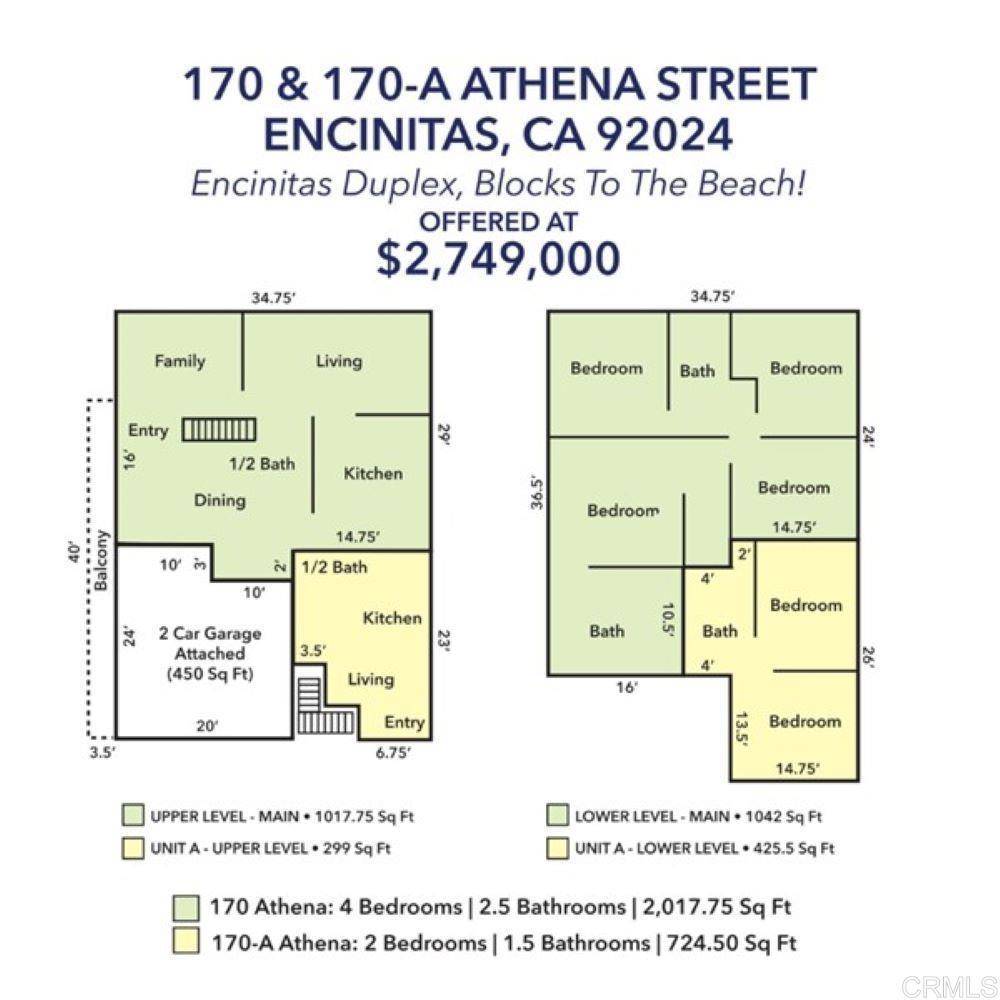 Encinitas, CA 92024,170 Athena ST #A