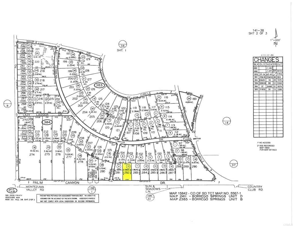 Borrego Springs, CA 92004,Palm Canyon Dr Lot 282