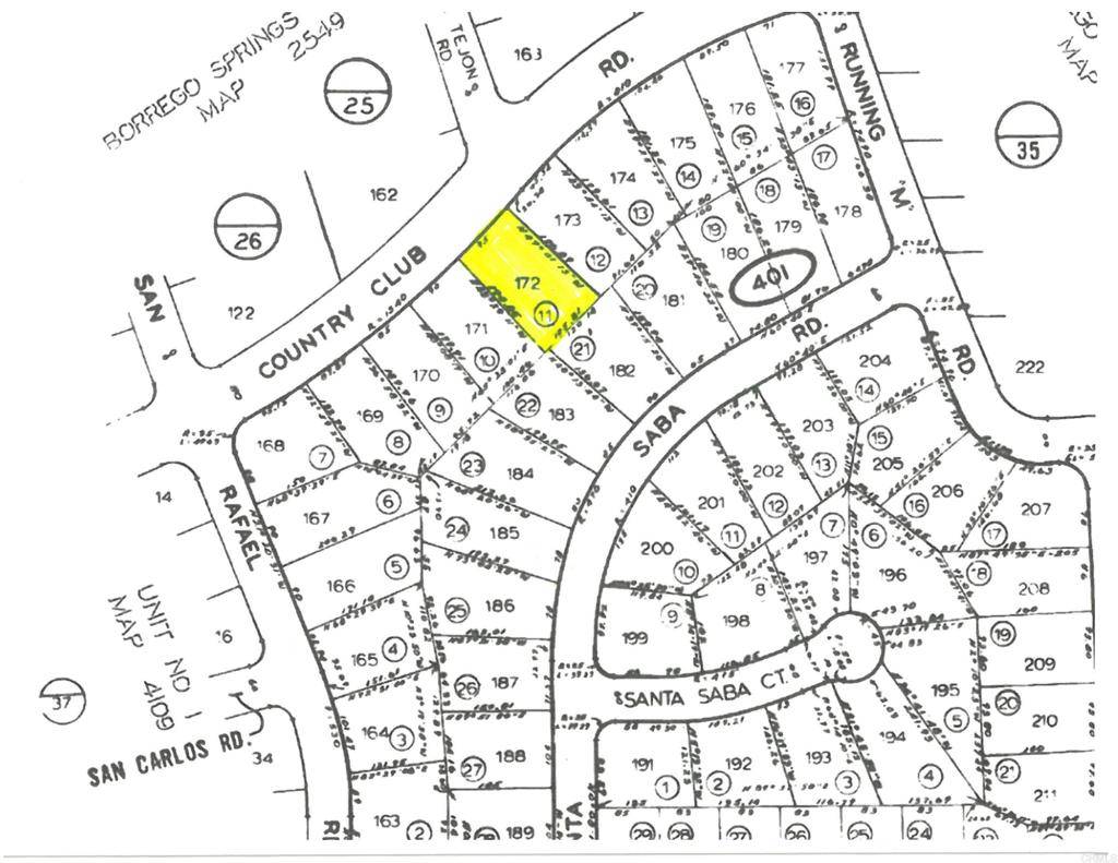 Borrego Springs, CA 92004,Lot 172 Country Club DR