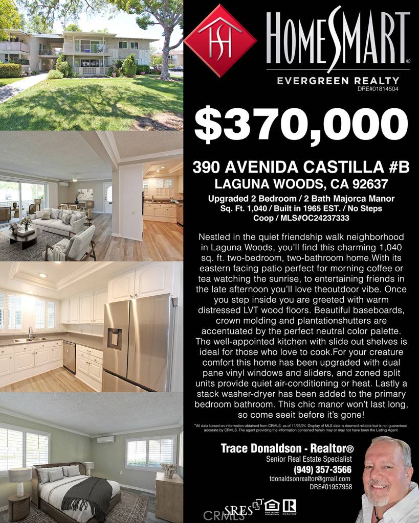 Laguna Woods, CA 92637,390 Avenida Castilla #B