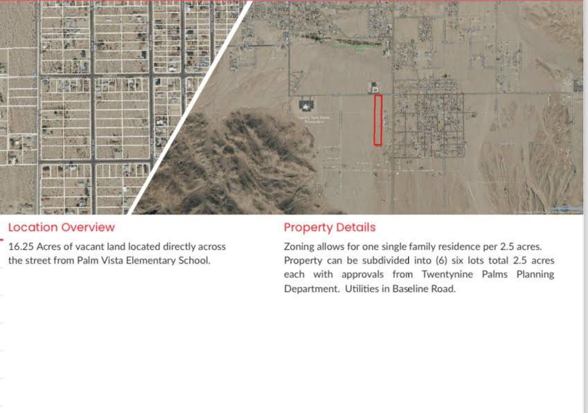 29 Palms, CA 92277,0 Baseline RD