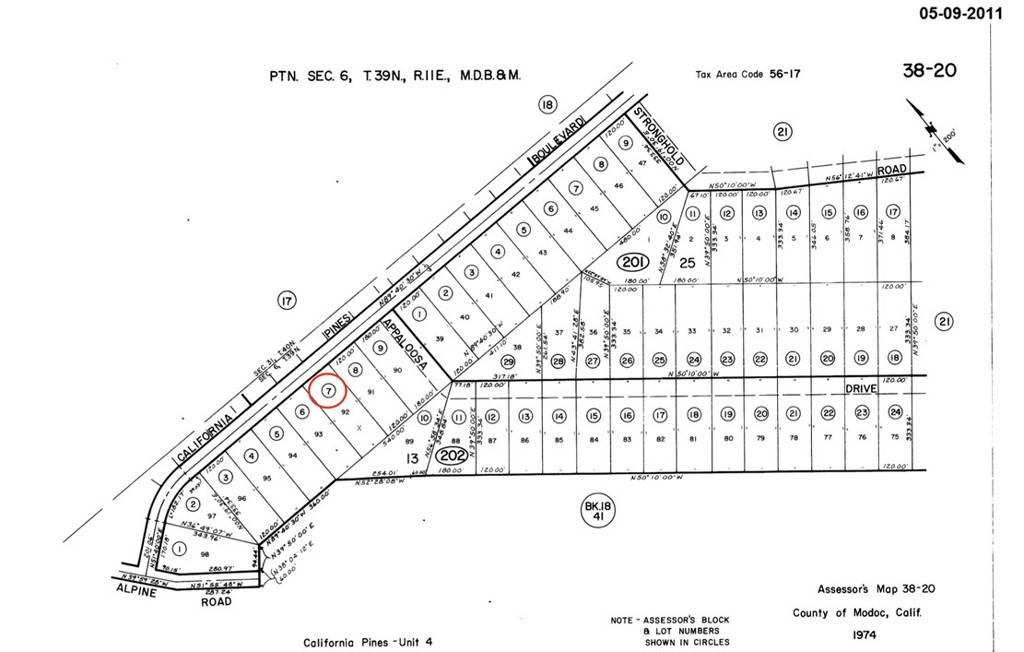 Outside Area (inside Ca), CA 96101,0 038202007000