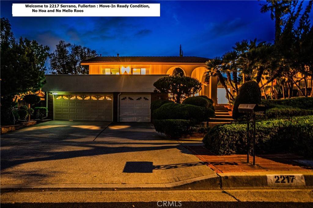 Fullerton, CA 92833,2217 Serrano PL