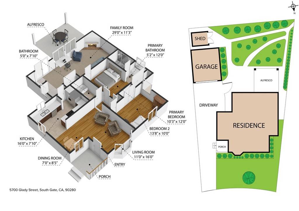 South Gate, CA 90280,5700 GLADY ST