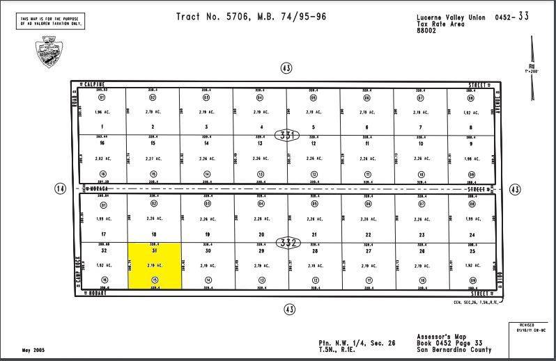 Lucerne Valley, CA 92356,1 Hobart Rd & Camp Rock