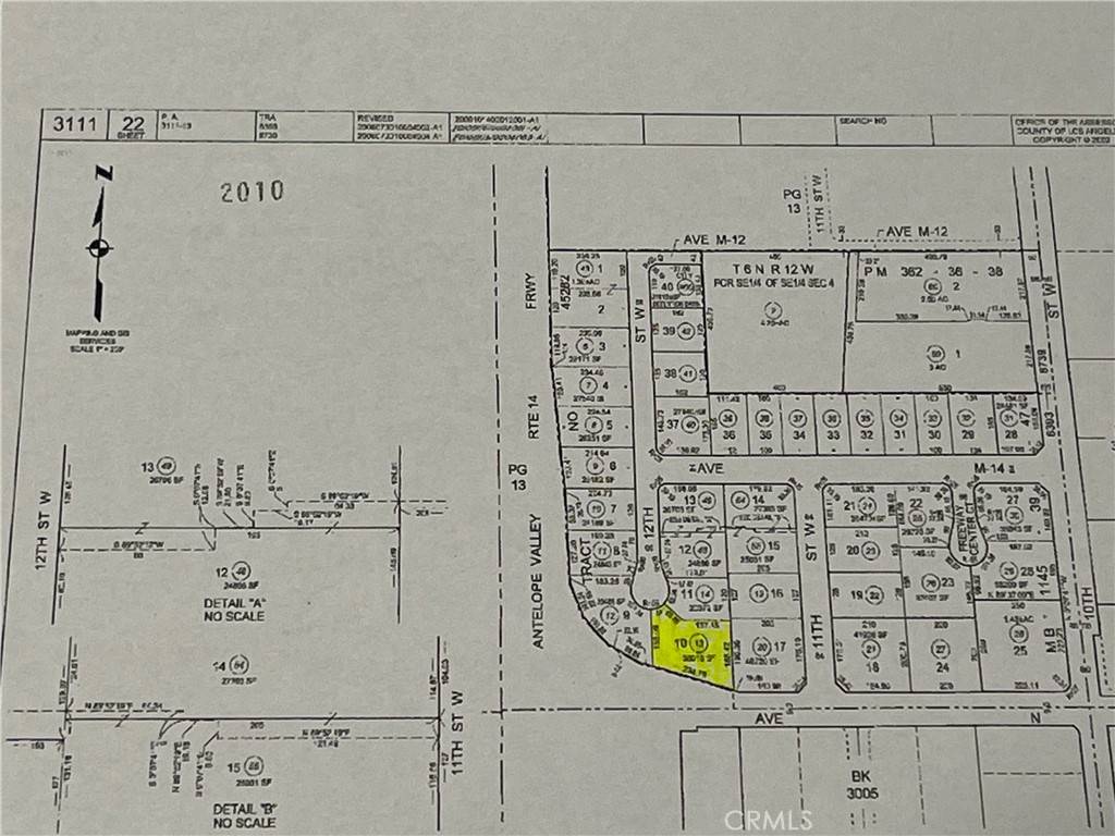 Palmdale, CA 93551,0 W 12th W/Ave M-14