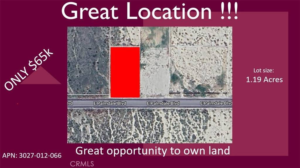 Palmdale, CA 93543,0 COR PALMDALE BL PAV 81 Street East