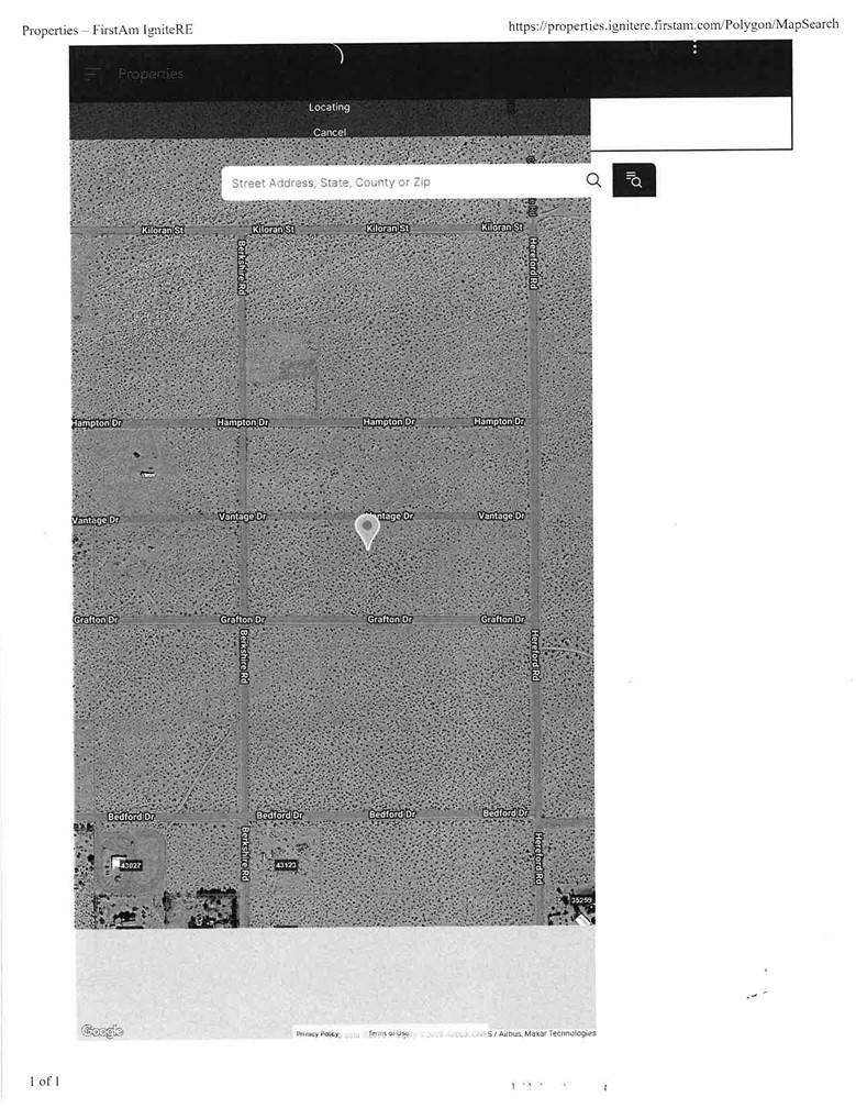 Newberry Springs, CA 92365,0 Vantage