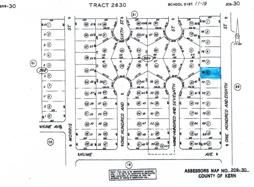 California City, CA 93505,0 108th ST