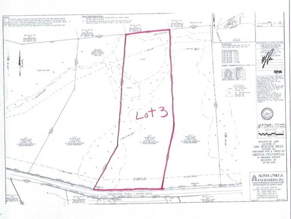 Sutton, MA 01590,199 Mendon Rd. (Lot 3)