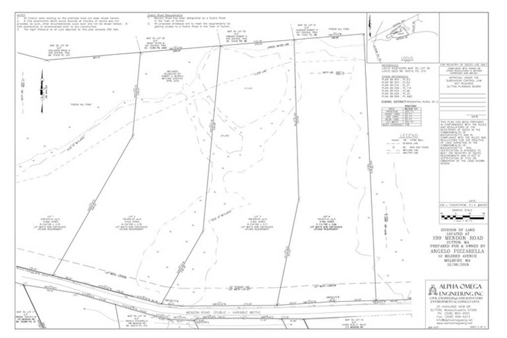 Sutton, MA 01590,199 Mendon Rd. (Lot 3)