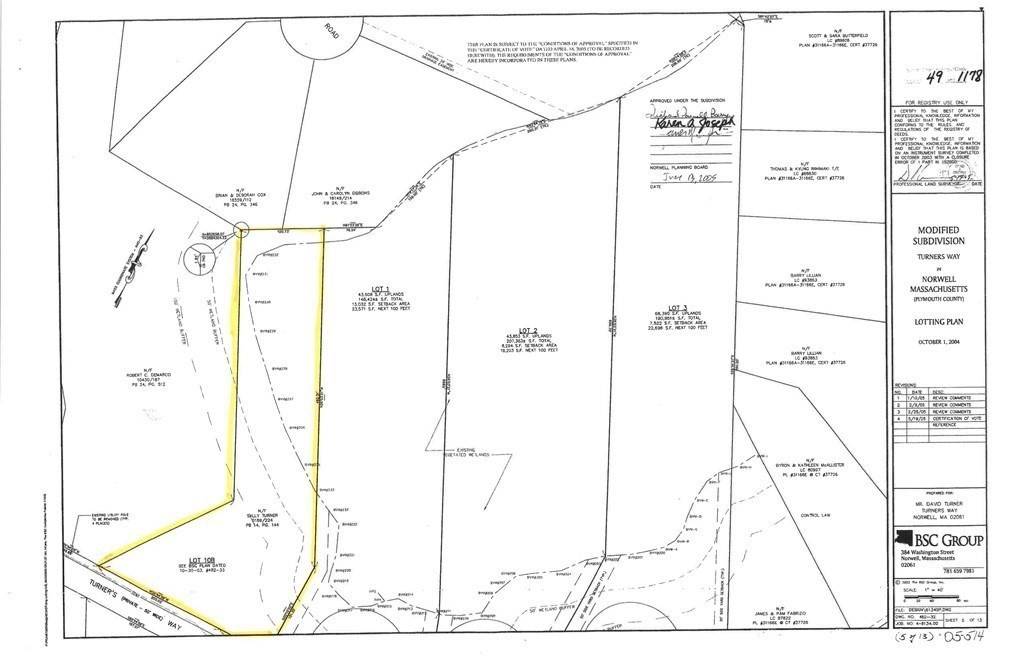 Norwell, MA 02061,0 Turners Way #Lot10B