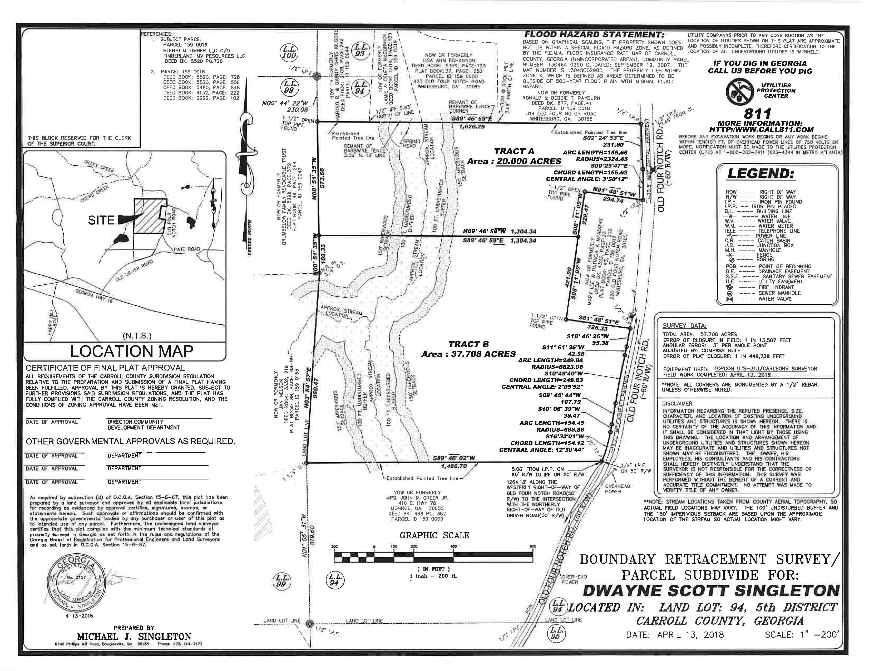 Whitesburg, GA 30185,260 Old Four Notch RD