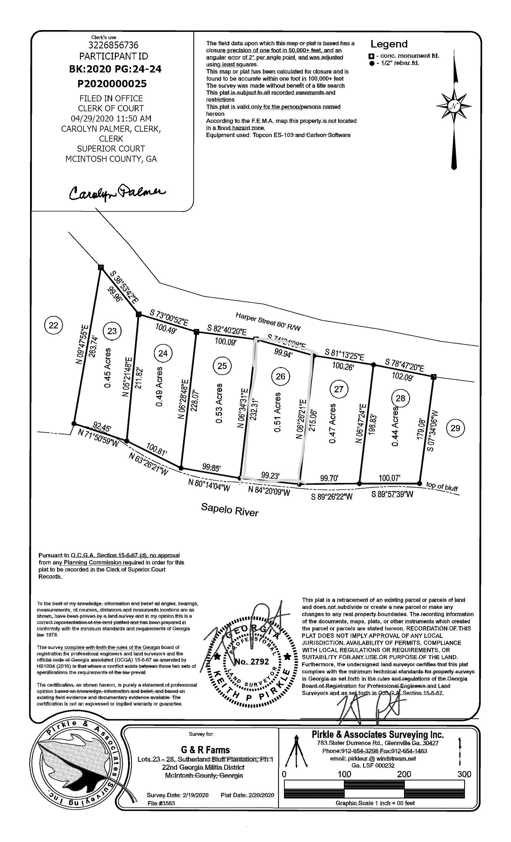 Townsend, GA 31331,2871 Sutherland Bluff DR NE #LOT 26