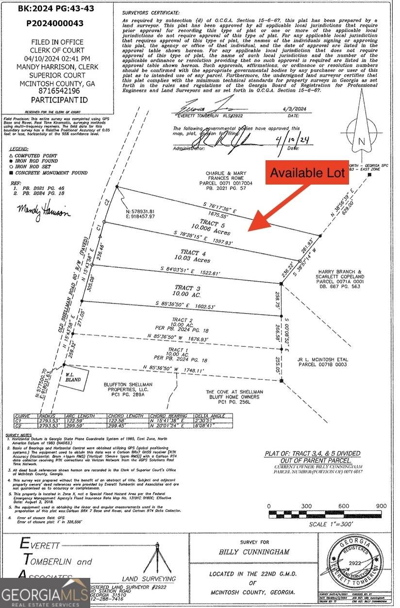 Townsend, GA 31331,0 Old Shellman RD