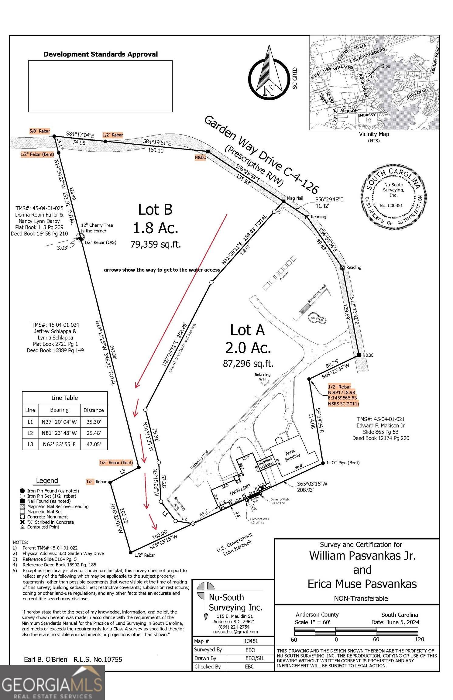 Anderson, SC 29625,LOT B GARDEN WAY DR