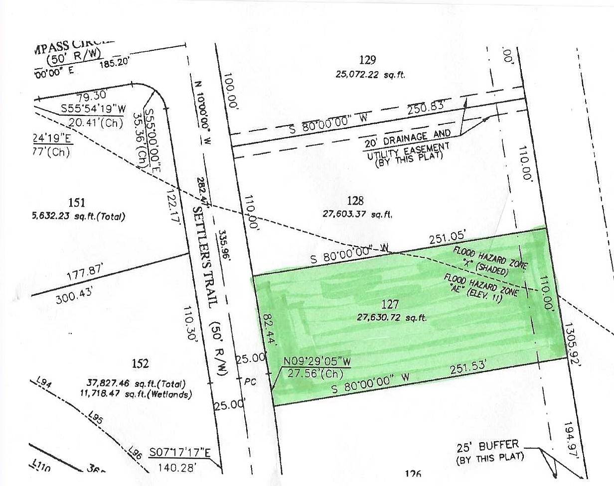 Woodbine, GA 31569,LOT 127 Settlers TRL