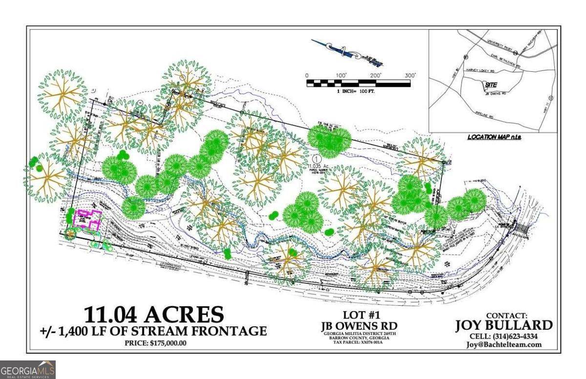 Bethlehem, GA 30620,0 Jb Owens RD #LOT 3 - 2.01 ACRES