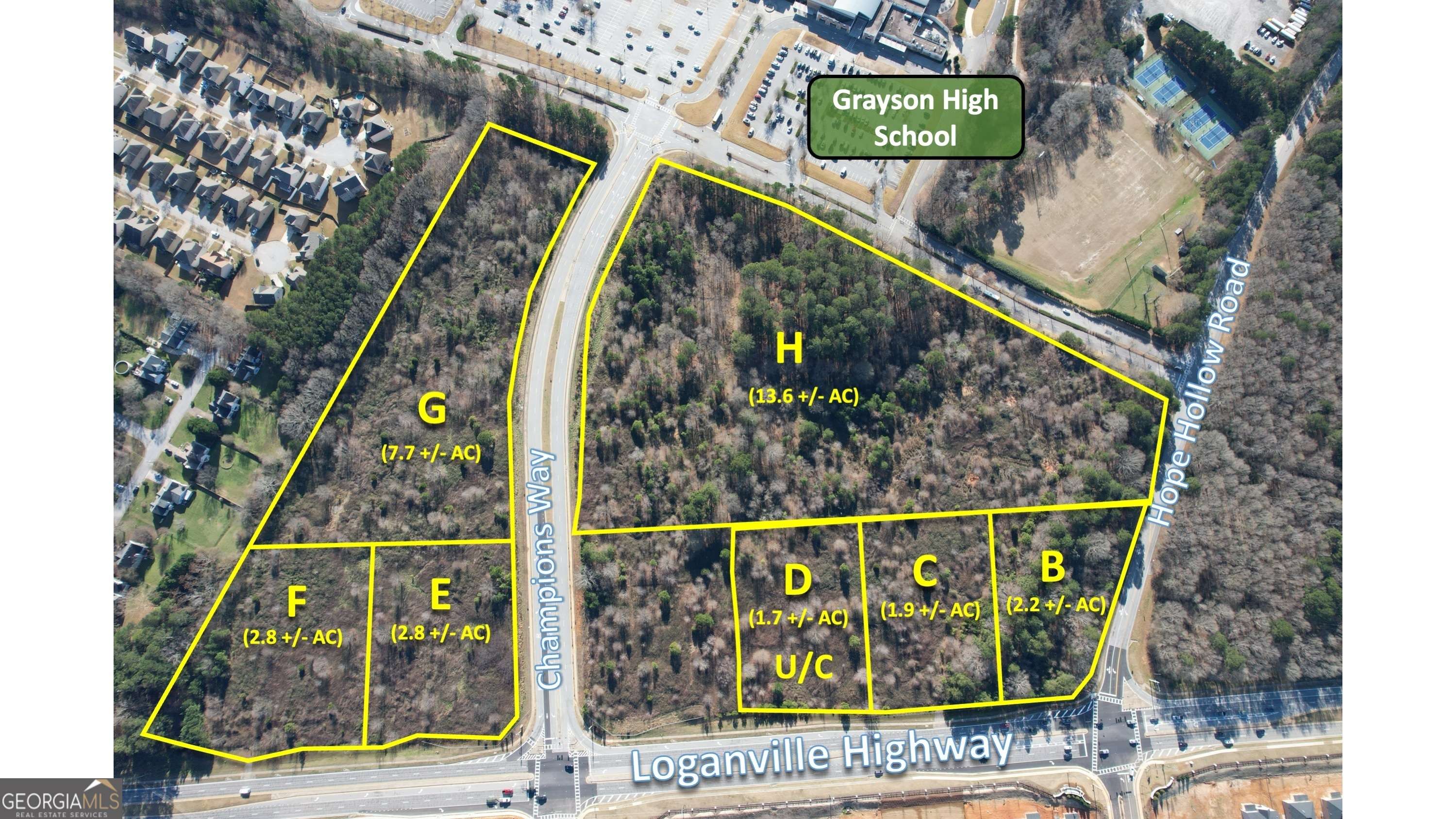 Loganville, GA 30052,0 Loganville Highway #LOT B (2.2 AC)