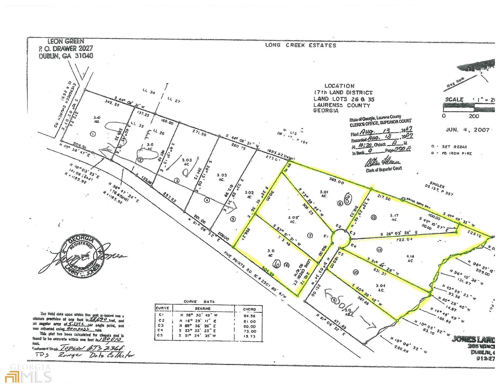 Cadwell, GA 31009,0 Five Points Rd Lot 11 #LOT 11