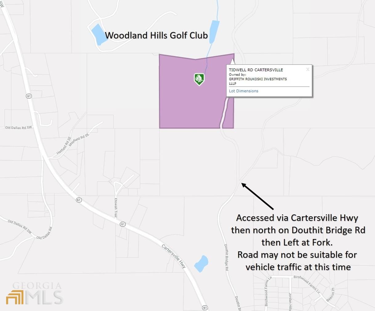 Cartersville, GA 30120,0 Tidwell RD #41.65 AC