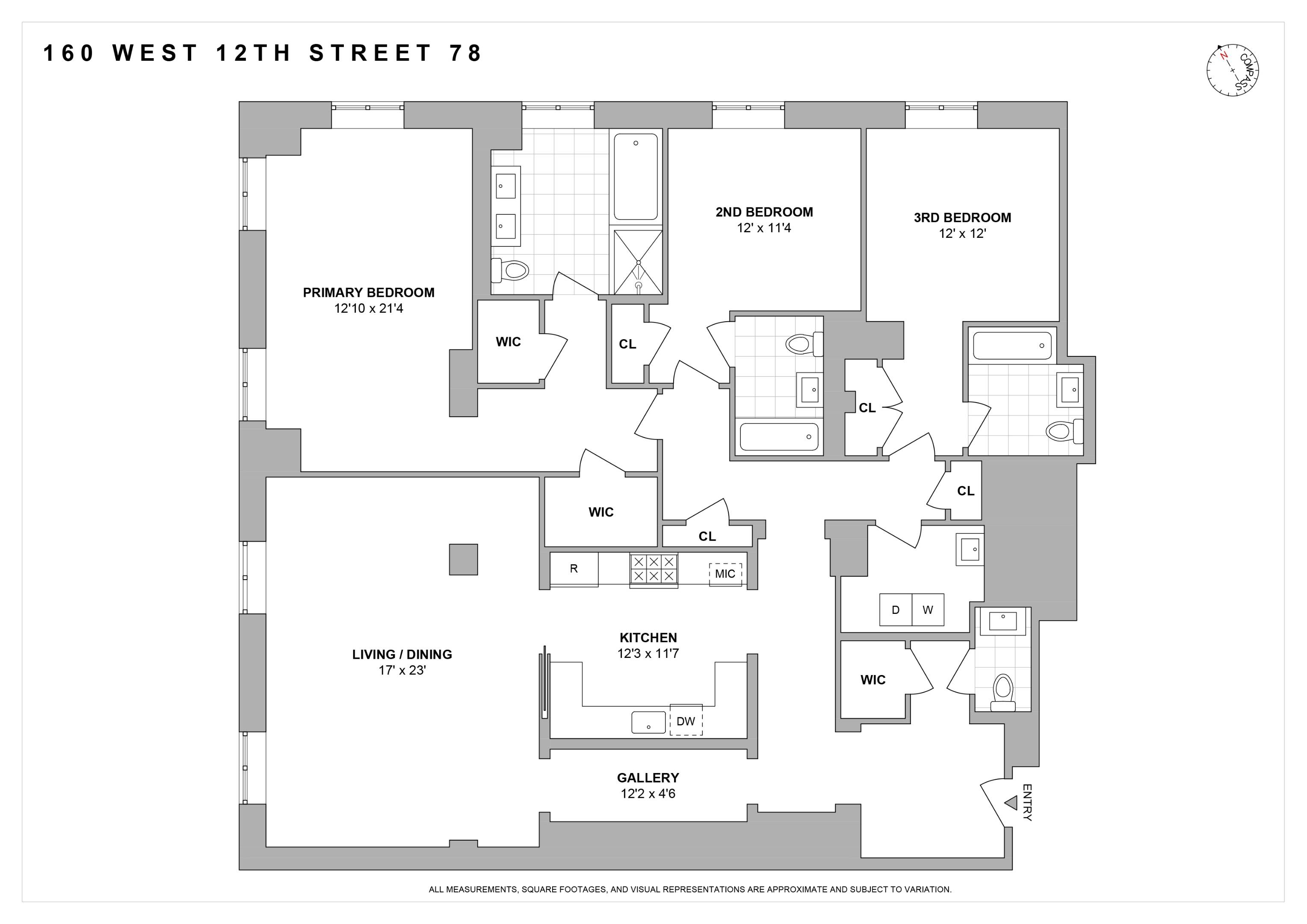 Manhattan, NY 10011,160 W 12th Street #78