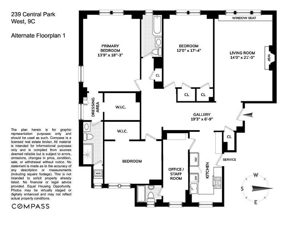 Manhattan, NY 10024,239 Central Park W #9C