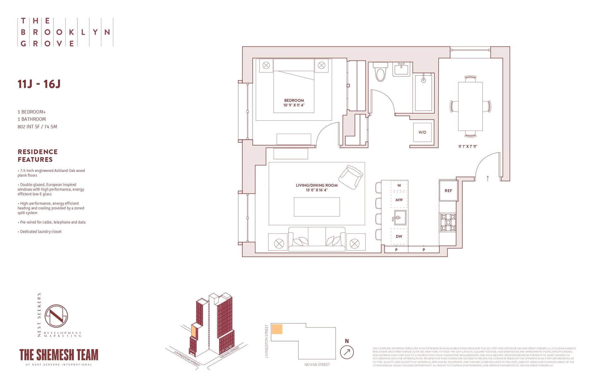 Brooklyn, NY 11217,10 Nevins Street #14-J