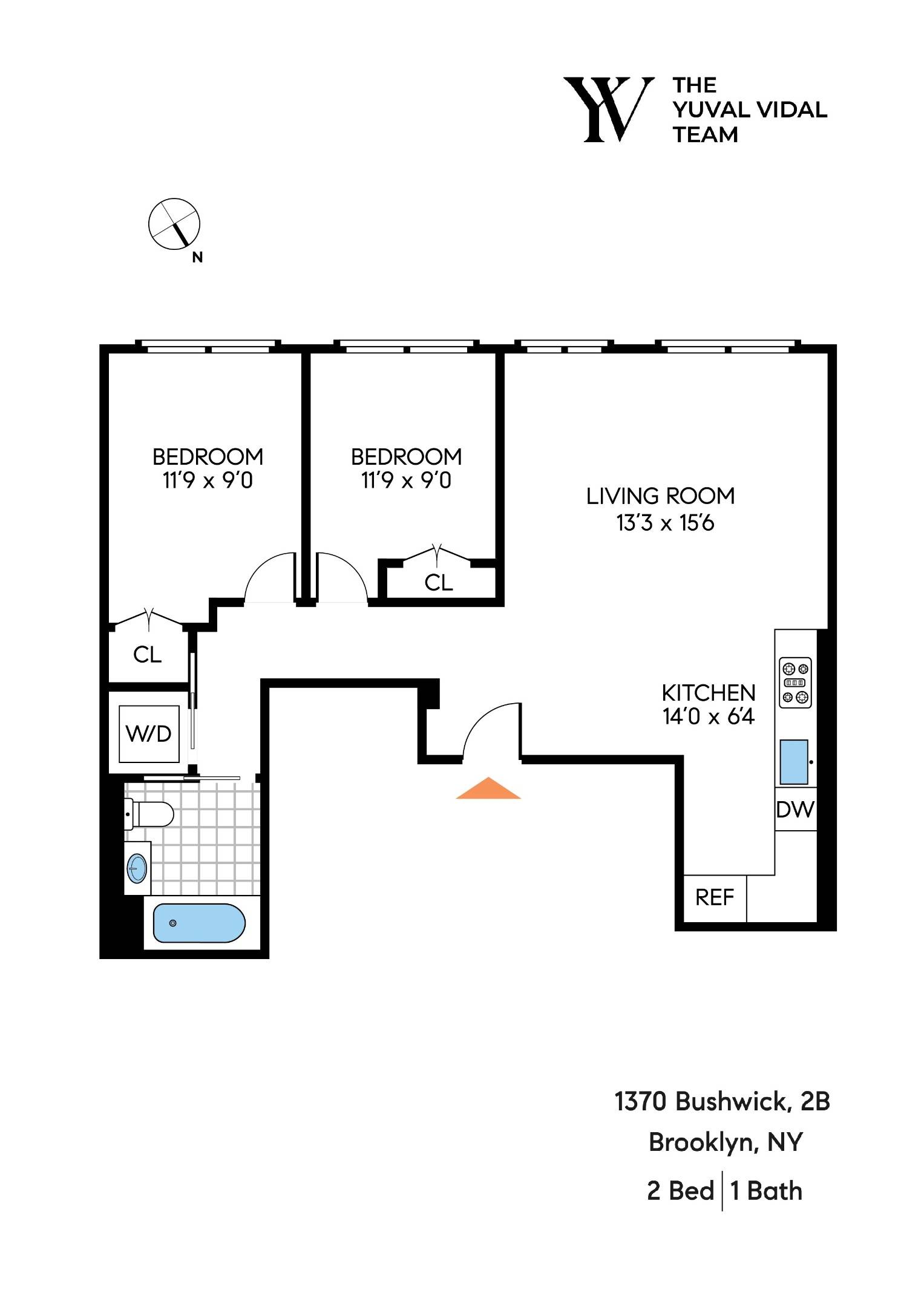 Brooklyn, NY 11207,1370 Bushwick Avenue #2B