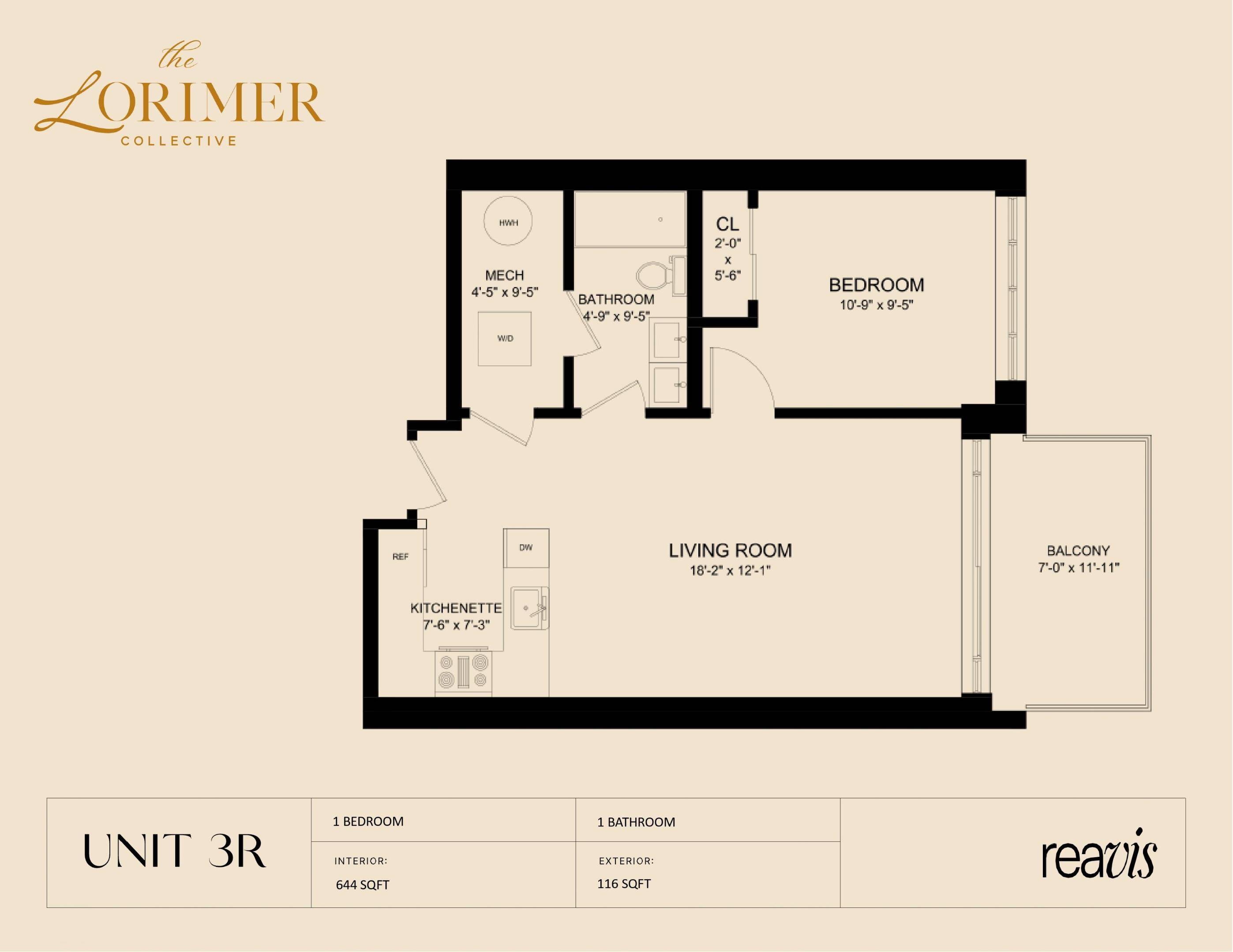 Brooklyn, NY 11211,605 Lorimer Street #3-R