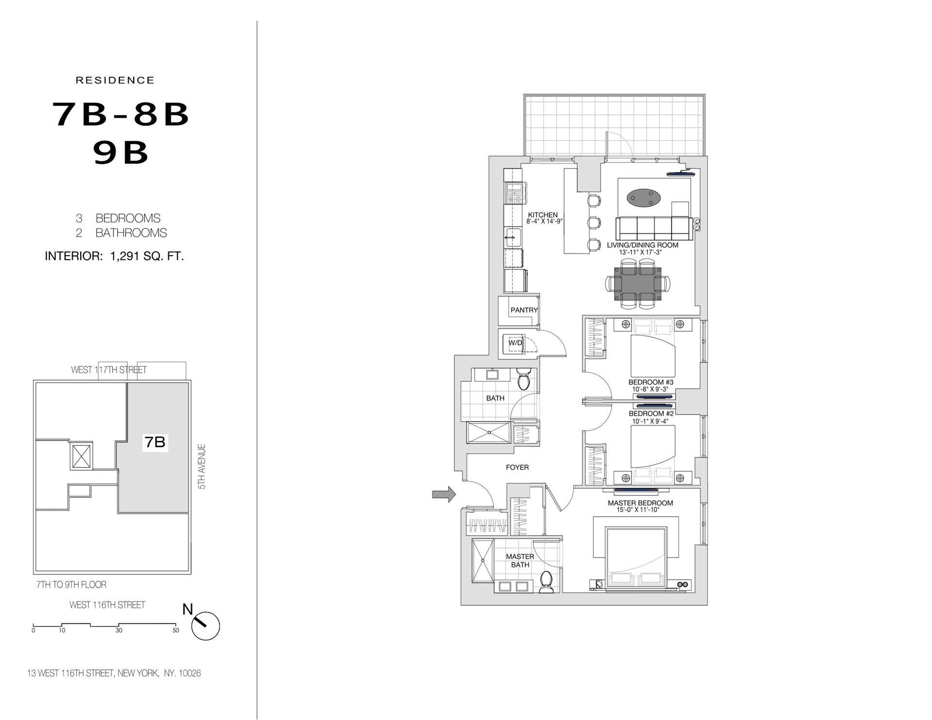 Manhattan, NY 10026,11 W 116TH Street #8B