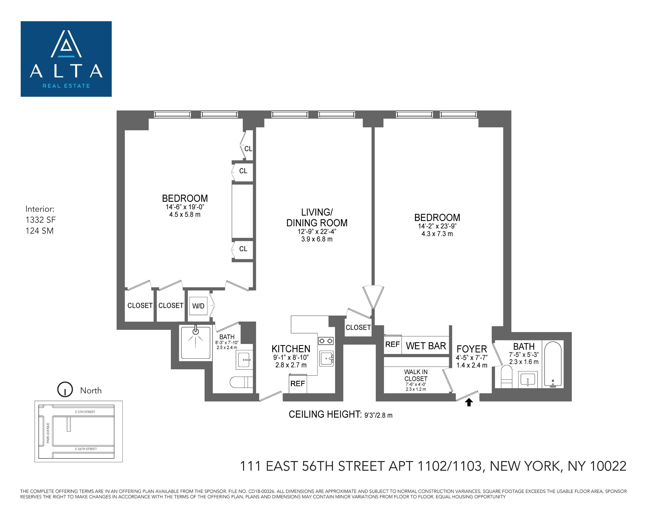 Manhattan, NY 10022,111 E 56TH Street #1103