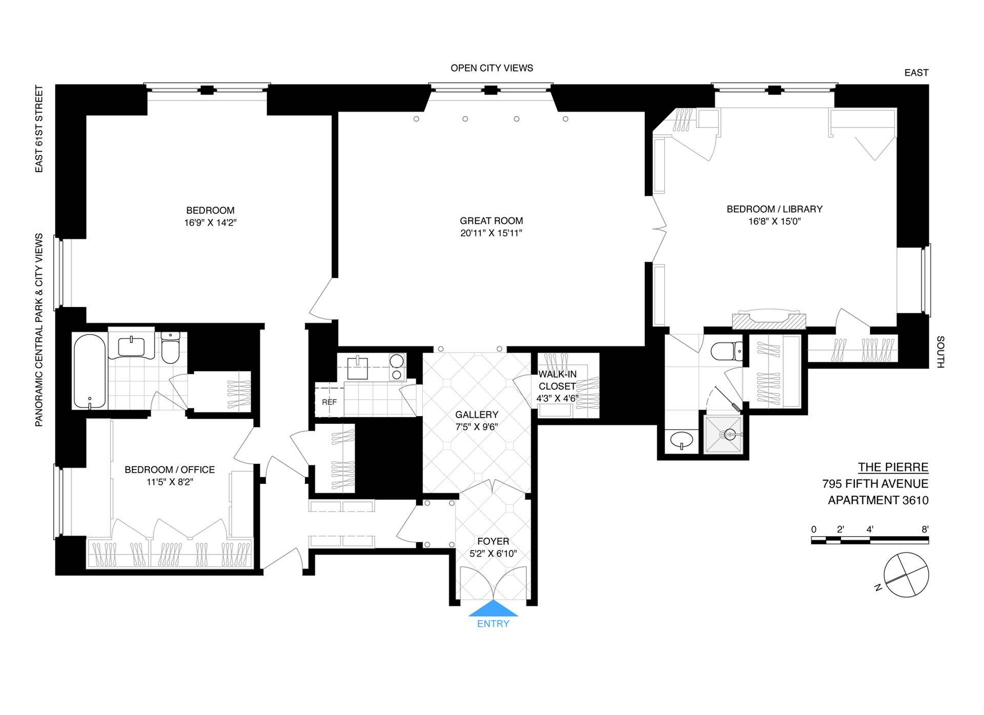 Manhattan, NY 10065,795 5TH Avenue #3610