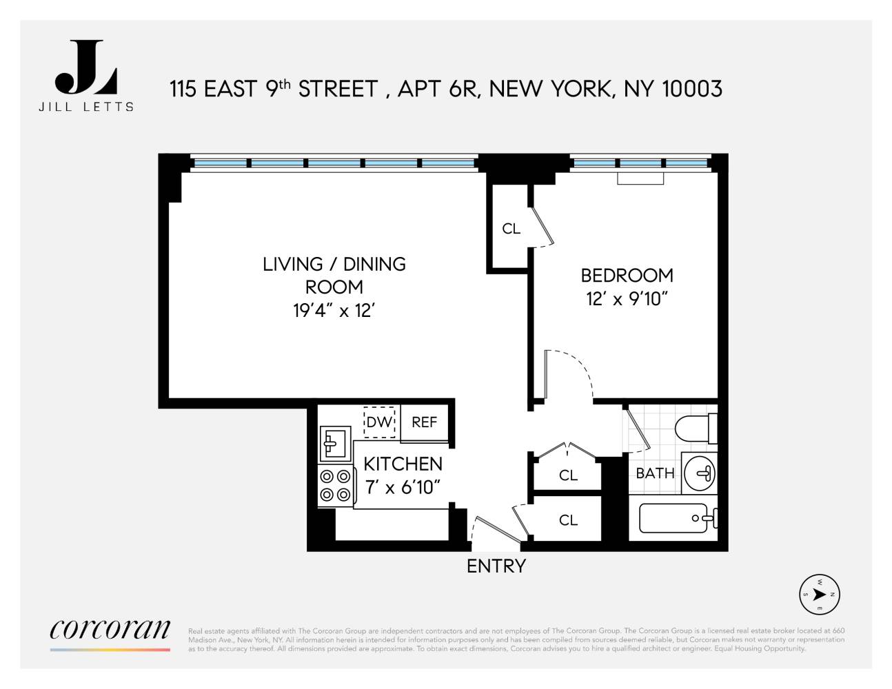 Manhattan, NY 10003,115 E 9TH Street #6R