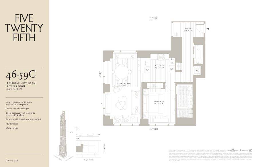 Manhattan, NY 10036,520 5TH Avenue #58C